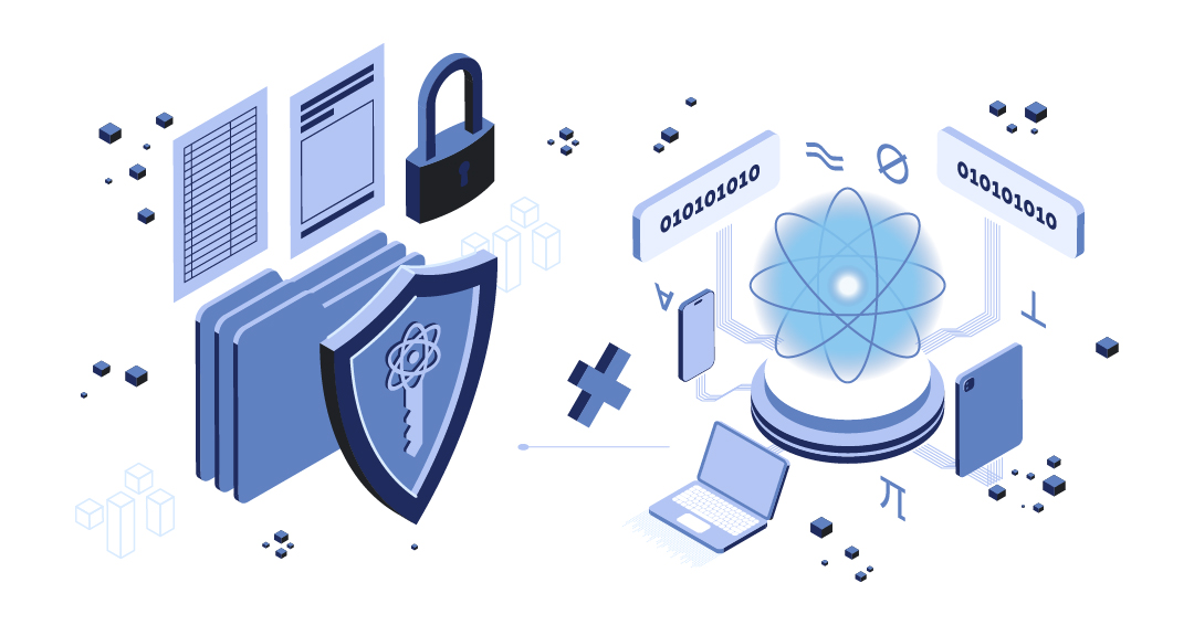 A representation of Post-Quantum Cryptography (PQC) and a PKI.